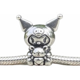 Charm Kuromi Personaje Hello Kitty Plata S925