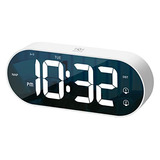 Reloj Despertador Digital Para Dormitorios, Pequeño Reloj Di