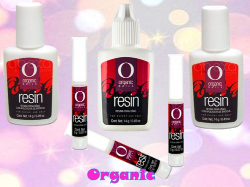 3 Resinas Organic Nails 14g + 3 Resinas 2g + Envío Gratis
