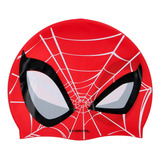 Gorra De Natación De Silicona Spiderman Rojo Marvel Olymphus