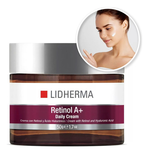 Crema Retinol A+ Daily Cream Con Ácido Hialurónico Lidherma