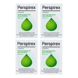 4 Un. Desodorante Roll On Perspirex Unissex Comfort - 20ml