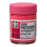Tempera Profesional Sakura Poster Color 30ml-varios Colores Color Rojo Opera