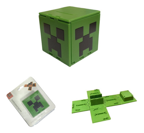 Porta Juegos Cubo Diseño Minecraft (16 En 1) Nintendo Switch
