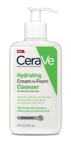 Hydrating Cream To Foam Cleanser Cerave 236 Ml