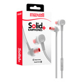 Audifonos Sin-8 Maxell Solid+ Earphones 3.5mm Trrs Handsfree