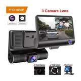 4 Pulgadas Hd 1080p 3 Lentes Vehículo Coche Dvr Dash Cam Gra