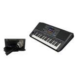 Kit Teclado Yamaha Psr-sx700 + Microfone Regent Sm58 Pro