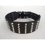 Collar De Cuero Perros , Ancho 7 Cm. Rott, Pitt, Dogo, Cane