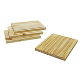 Tablas Asado Madera Platos Juego ×4