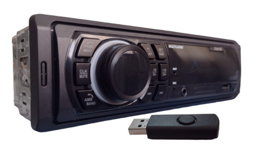 Radio Mp3 Player Usb Multilaser Bluetooth Aparelho Som Carro