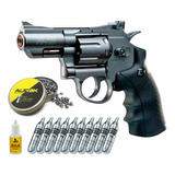 Arma Chumbinho Co2 Revólver Gamo Pr725 Semiautomático + Kit