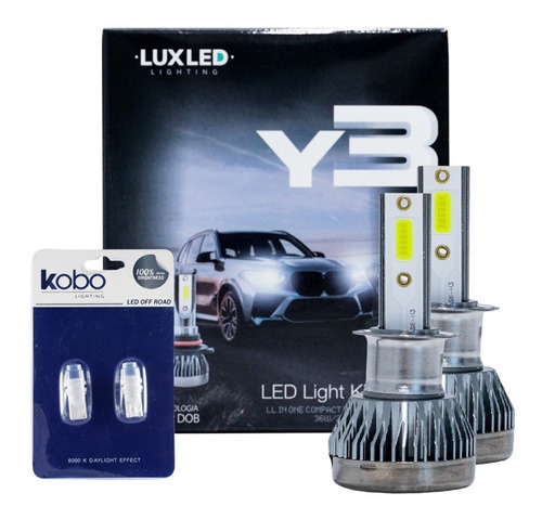 Kit Cree Led H1 H4 H7 H11 Nuevo Chip Dob Y3 + Led Posicion