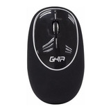 Mouse Inalámbrico Ghia Memory Foam 1000dpi Color Negro Modelo Gt100nn