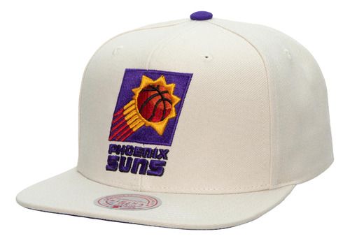 Gorra Mitchell & Ness Off White Phoenix Suns Nba Basquetbol