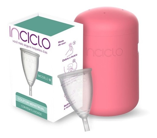 Kit Coletor Menstrual Inciclo B + Cápsula Esterilizadora