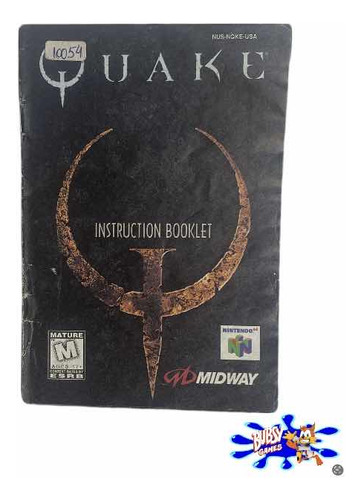 Quake N64 Manual De Instruções Original