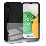 Funda Protector Para Samsung A03 Core Con Clip Sujetador