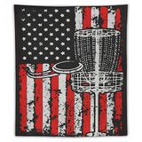 Patriot Disc Golf American Flag Tapestry