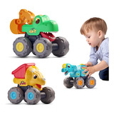 Iplay, Ilearn Toddler Dinosaur Monster Truck Toys, Baby Pull