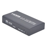 Divisor De Conmutación Ays-12v20 Hdmi 2.0 1x2 4k Ultra Hd