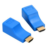 Extensor Hdmi Por Utp 30 Mts Full Hd 1080p 4k Cat6