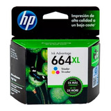 Cartucho Original Hp 664xl Color Para 2135 3635 4535 4675