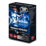 Placa De Video Sapphire Amd Ati Radeon Hd6450 1gb Ddr3 64bit