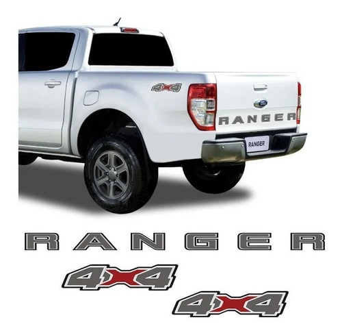 Calcomanias Caja Ford Ranger 2 Calcos De 4x4  + 1 De Ranger 