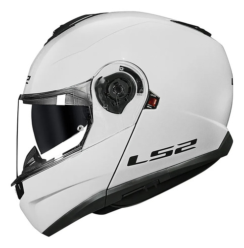 Capacete Ls2 Strobe Ii Ff908 Monocolor White Motociclista