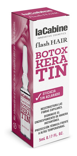 Ampolla Flash Hair Botox Keratina 1 X 5ml