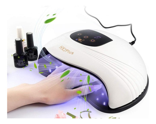 Lámpara De Uñas Uv Led Secador De Uñas De Gel 180w