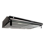 Campana Extractora De Cocina Purificadora Acero Inox Luz Led Color Negro