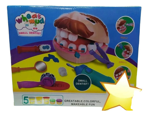 Dentista Bromista Con 5 Botes De Plastilina De Play-doh