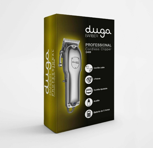 Máquina Duga Corte D408 Cordless Clipper