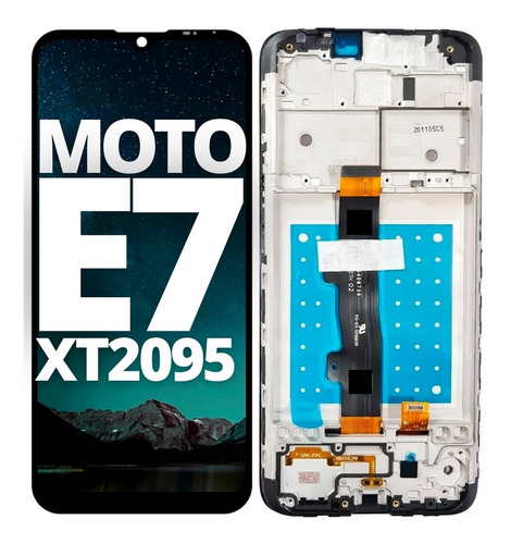 Modulo Pantalla Para Moto E7 Motorola Xt2095 Oled Con Marco