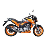 Bico De Pato Cb Twister 250 - Motos Design  *laranja*