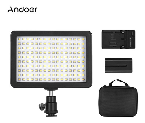 Lámpara De Luz Led Andoer W160 Regulable Vídeo Cámara 560