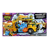 Tortugas Ninja - Camioneta Lanza Pizzas - Mide 35 Cm Largo -