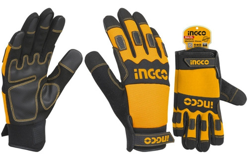 Guantes Térmicos Cálidos De Invierno Cuero Y Microfibr Ingco