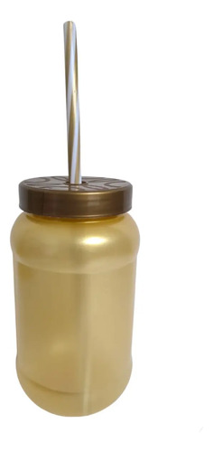 Cilindro Jar Reusable Termo Tapa Popote 40 Piezas 500ml | Envío gratis