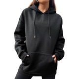 Buzo Hoodie Oversize Mujer Hombre Canguro Con Capucha Moda