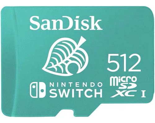 Sandisk Nintendo Ns Tarjeta De Memoria Dedicada 512gb