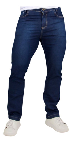Calça Jeans Masculina Tradicional Básica Elastano Dia A Dia 