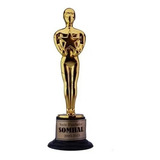 50 Personaliza Oscar Estatuilla Premio Hollywood 15cm Fiesta