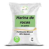 Harina De Rocas 20 Kg Reconstituyente De Suelos De Cultivo