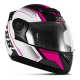 Capacete Para Moto  Integral Pro Tork Evolution  G6 Pro Series  Rosa Pro Series Tamanho 58 