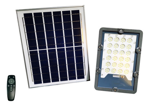 6 Pack Reflector Led Solar 100w Uso Interiores Y Exteriores