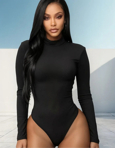 Body Suit Manga Larga Control De Abdomen