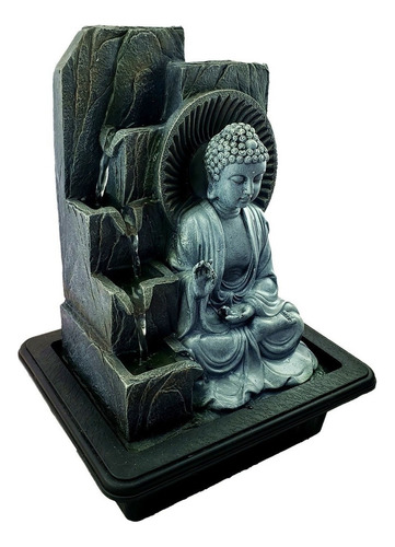 Fuente Agua Buda 40cm Feng Shui Deco Moderno Zn Ct